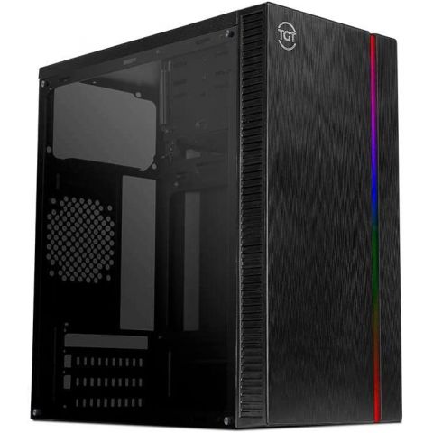Gabinete TGT G250, Lateral Acrilico, Preto, TGT-G250PR-01 